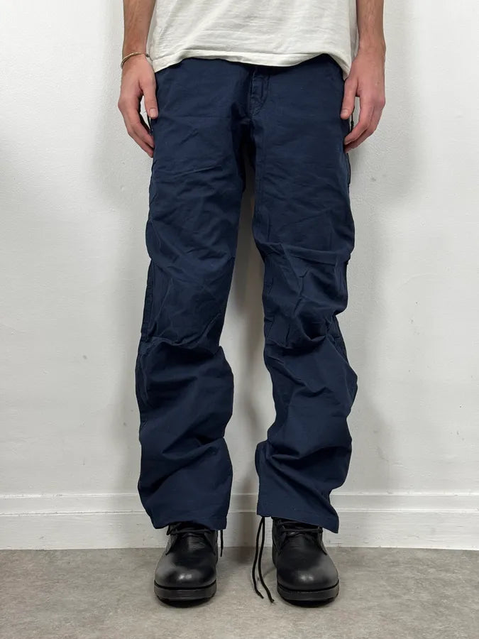 2000s Marithé + François Girbaud Navy Cozy Pants HJUpYsJ 0