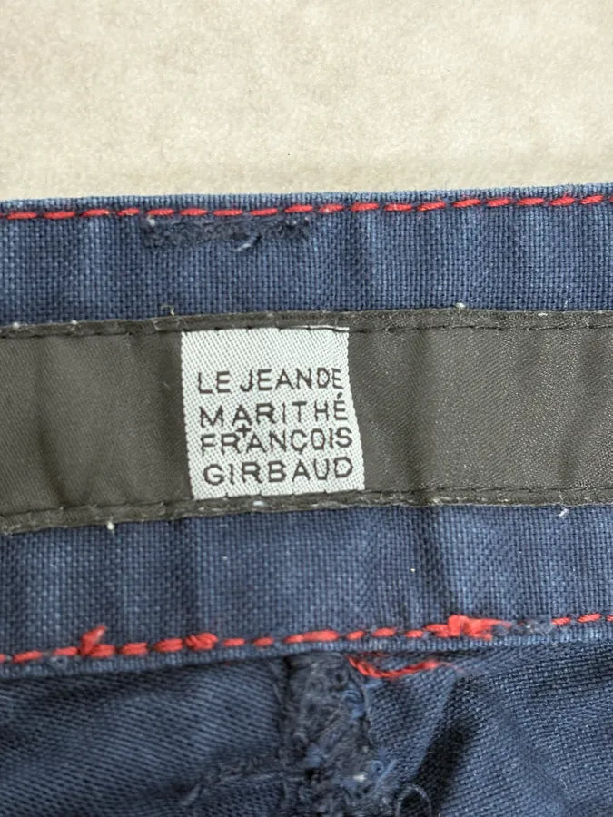 2000s Marithé + François Girbaud Navy Cozy Pants HJUpYsJ 10