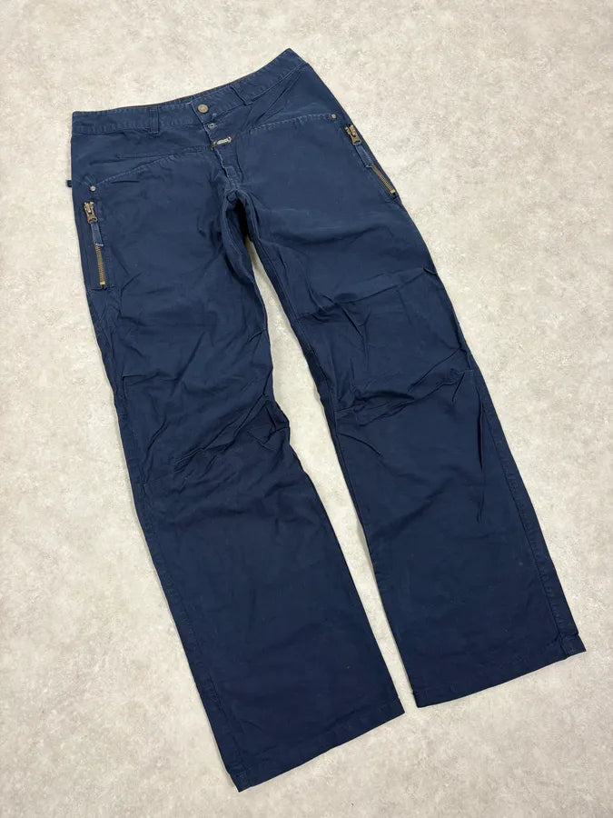 2000s Marithé + François Girbaud Navy Cozy Pants HJUpYsJ 4