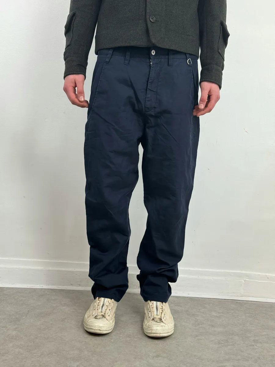 2000s Marithé + François Girbaud Navy Cozy Pants LBWxOkJ 1