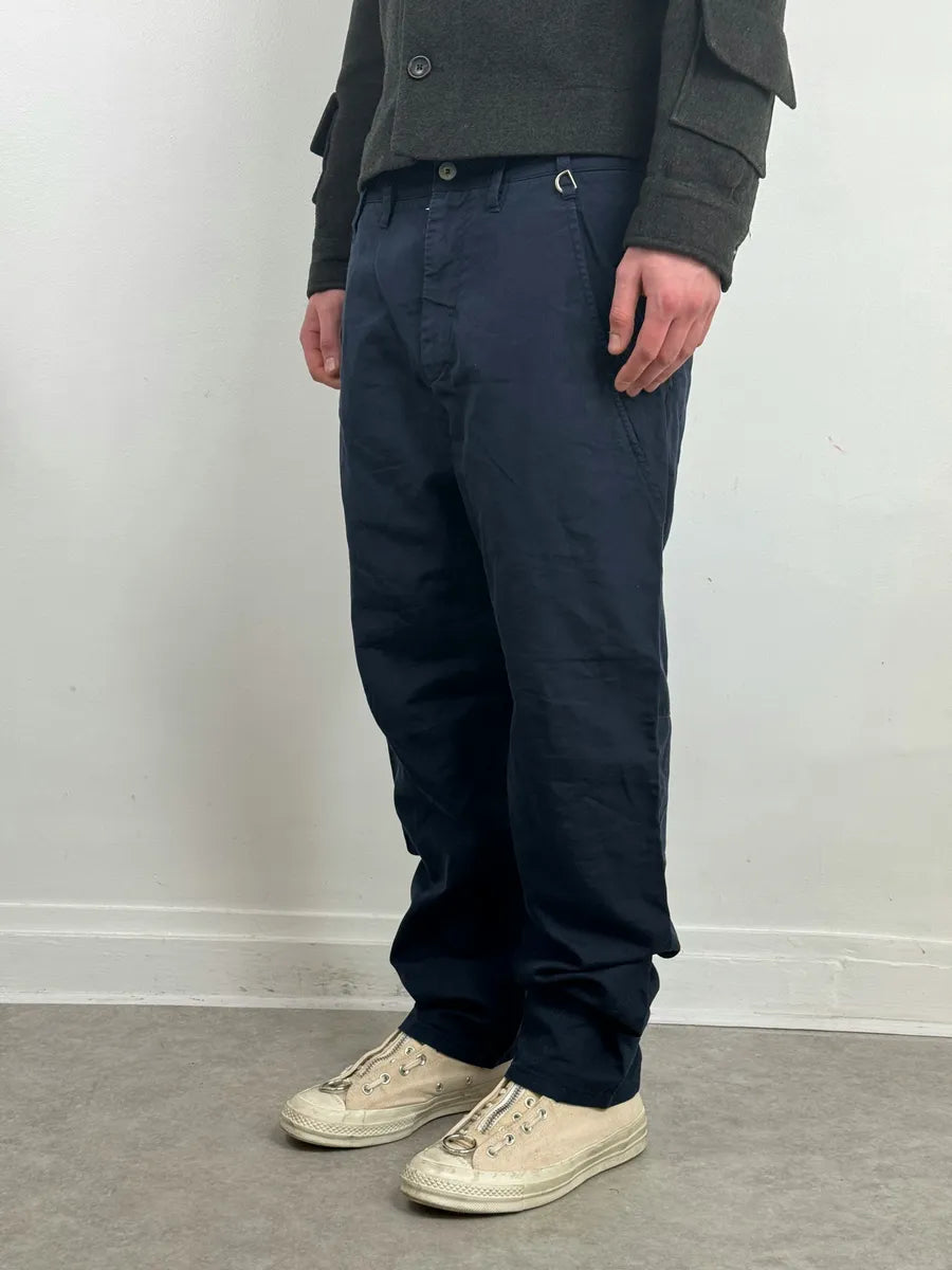 2000s Marithé + François Girbaud Navy Cozy Pants LBWxOkJ 2