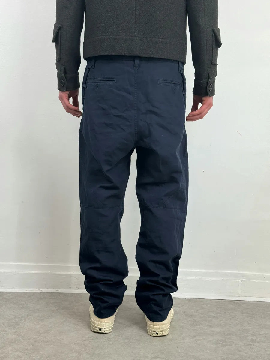 2000s Marithé + François Girbaud Navy Cozy Pants LBWxOkJ 3