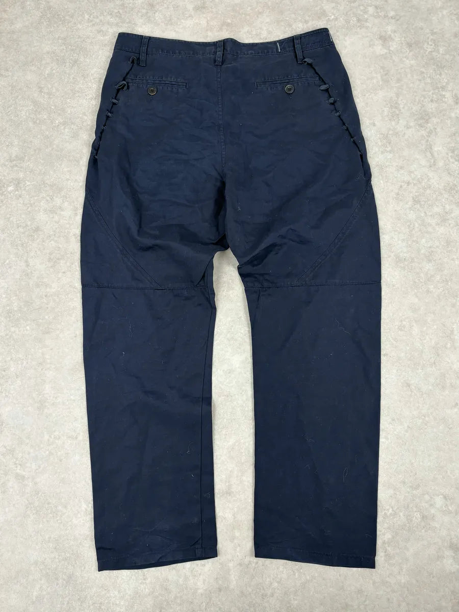 2000s Marithé + François Girbaud Navy Cozy Pants LBWxOkJ 4