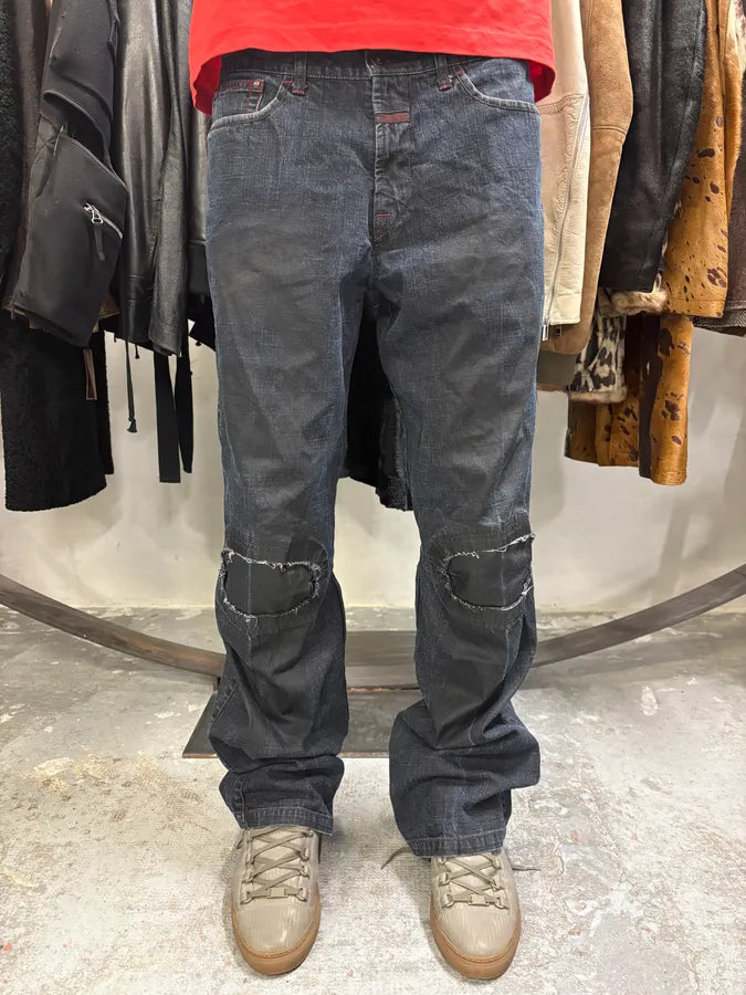 2000s Marithé + François Girbaud Navy Denim Artisanal Pants (M/L) uILSstb 1