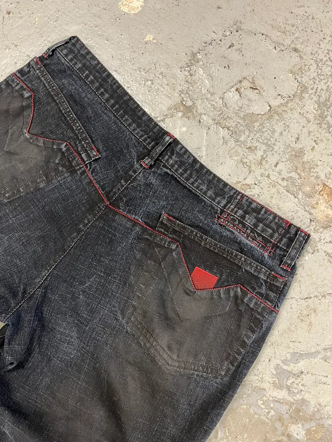 2000s Marithé + François Girbaud Navy Denim Artisanal Pants (M/L) uILSstb 7