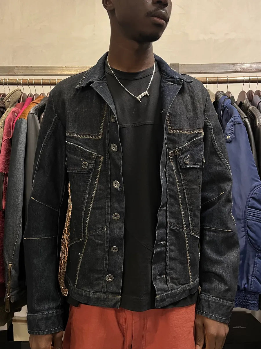 2000s Marithé + François Girbaud Navy Denim Jacket fckReom 1