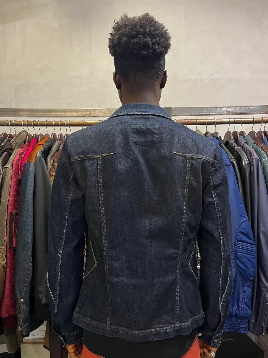 2000s Marithé + François Girbaud Navy Denim Jacket fckReom 2