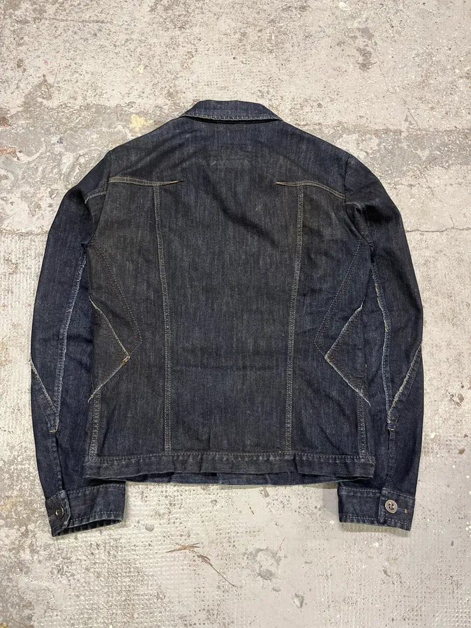 2000s Marithé + François Girbaud Navy Denim Jacket fckReom 7