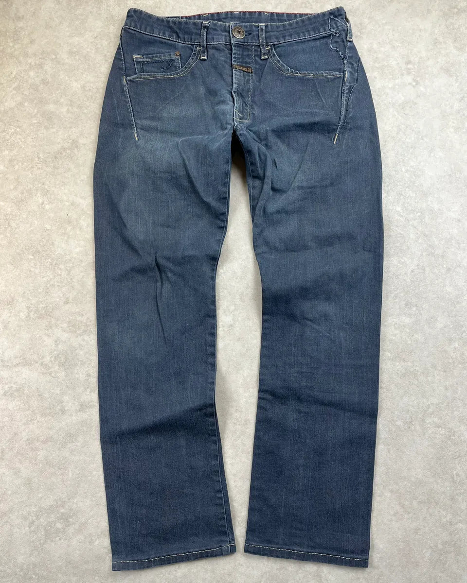 2000s Marithé + François Girbaud Navy Denim Jeans ZjMObNU 0