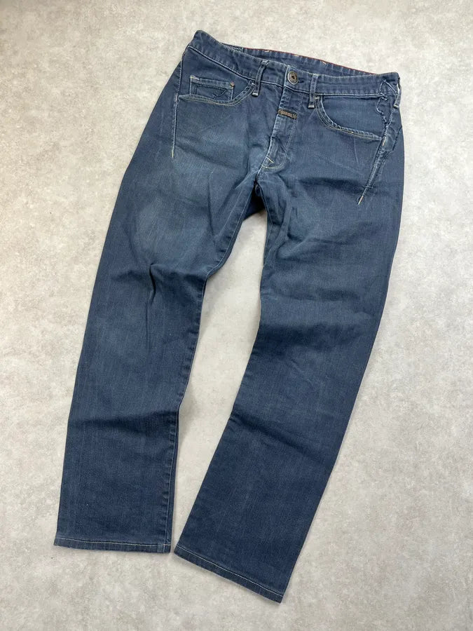 2000s Marithé + François Girbaud Navy Denim Jeans ZjMObNU 5