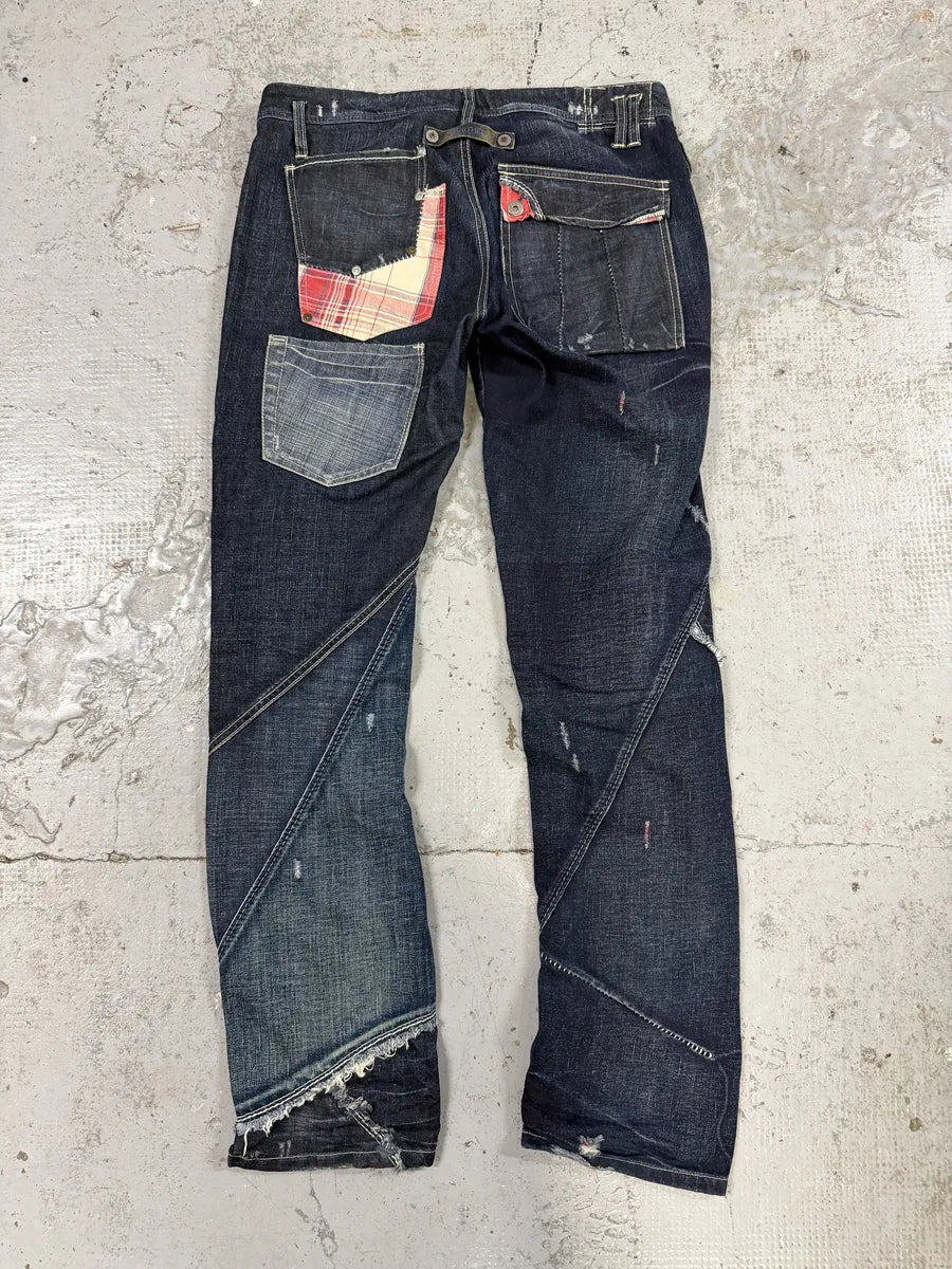 2000s Marithé + François Girbaud Navy Denim Jeans pMzcMXw 3