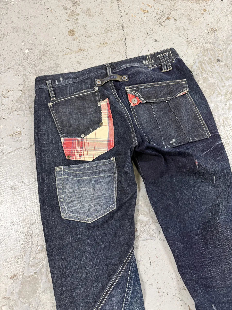 2000s Marithé + François Girbaud Navy Denim Jeans pMzcMXw 4