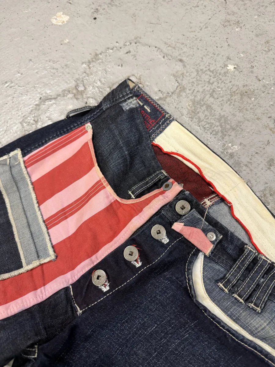 2000s Marithé + François Girbaud Navy Denim Jeans pMzcMXw 8