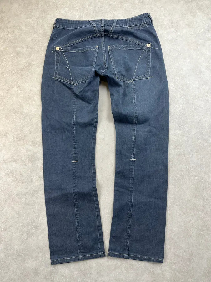 2000s Marithé + François Girbaud Navy Denim Jeans ZjMObNU 6