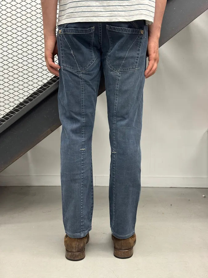 2000s Marithé + François Girbaud Navy Denim Jeans ZjMObNU 3