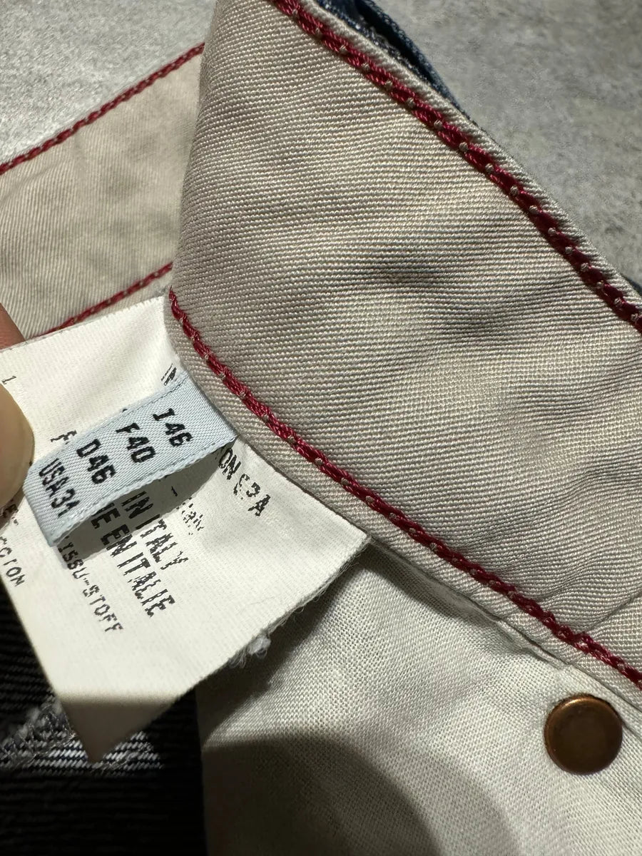 2000s Marithé + François Girbaud Navy Faded Rebel Denim Jeans (M) 4