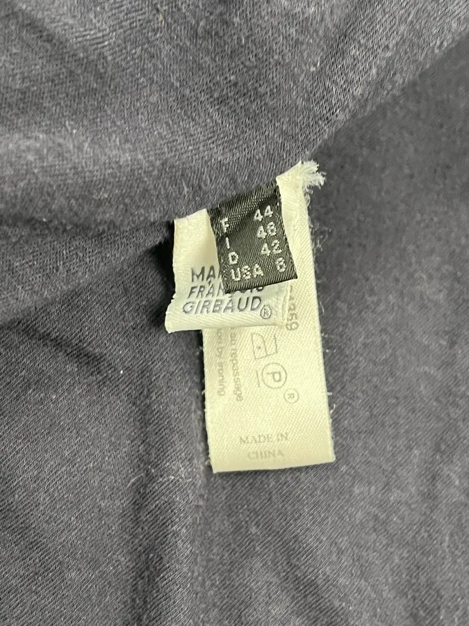 2000s Marithé + François Girbaud Navy Fur Hooded Cardigan Jacket PEdSVtq 10