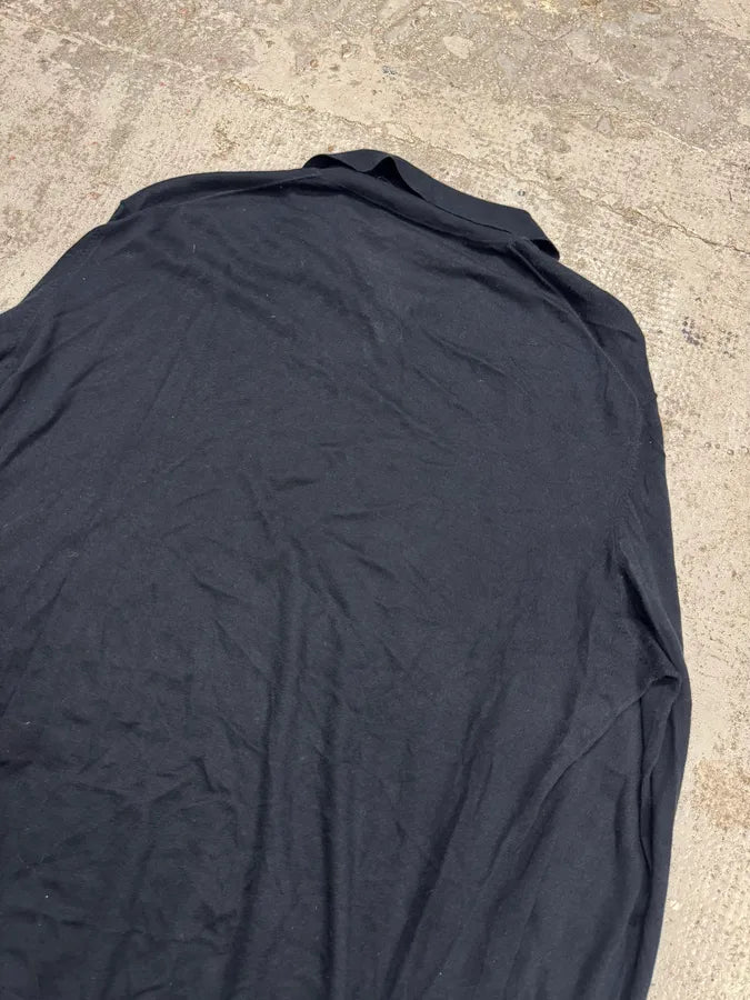 2000s Marithé + François Girbaud Navy Polo Longsleeves CCsHxet 4