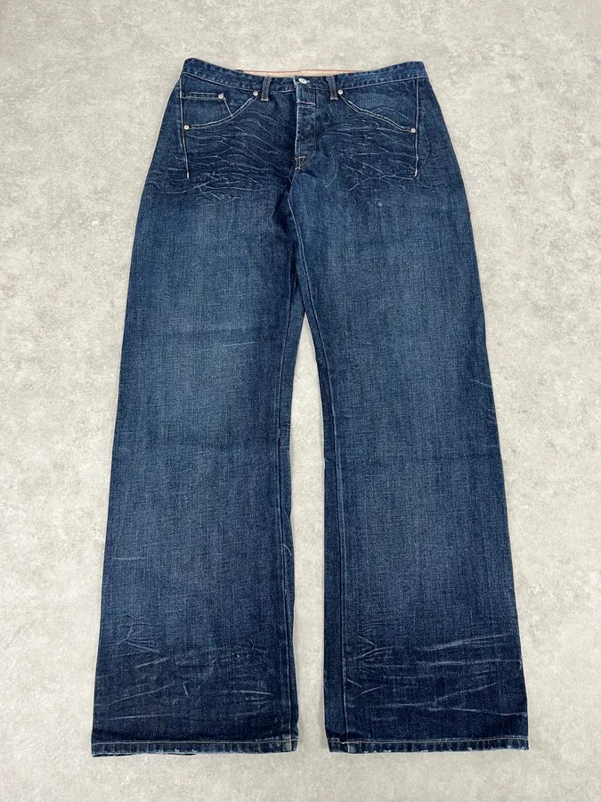 2000s Marithé + François Girbaud Navy Revel Denim Jeans NpLxmgr 3