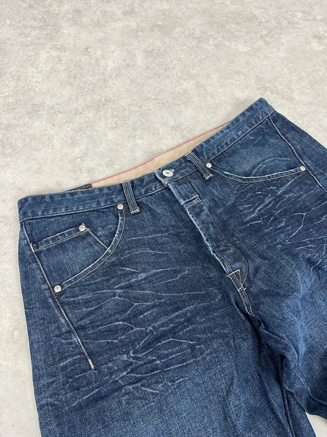 2000s Marithé + François Girbaud Navy Revel Denim Jeans NpLxmgr 4