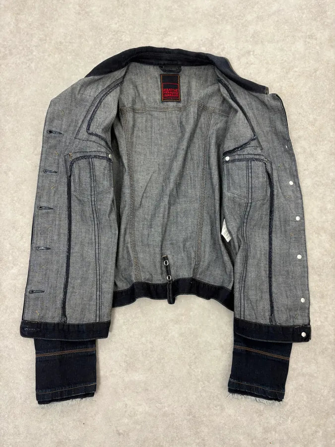 2000s Marithé + François Girbaud Navy Signature Brut Denim Jacket KLSeyoQ 7
