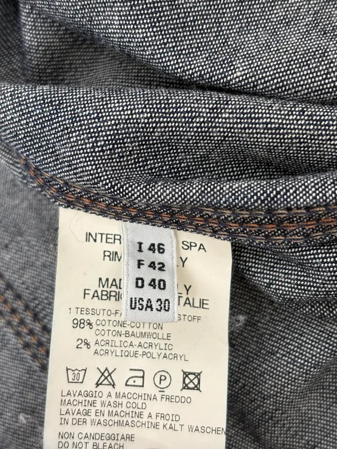 2000s Marithé + François Girbaud Navy Signature Brut Denim Jacket KLSeyoQ 10