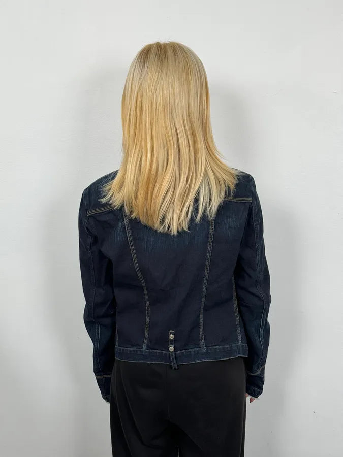 2000s Marithé + François Girbaud Navy Signature Brut Denim Jacket KLSeyoQ 2