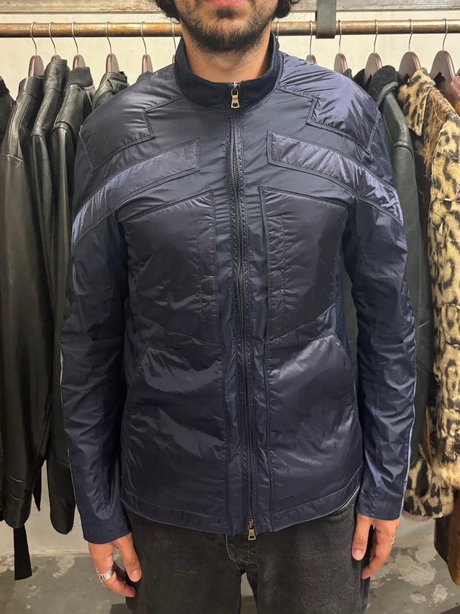 2000s Marithé + François Girbaud Navy Tactical Twisted Jacket PbOlozg 1