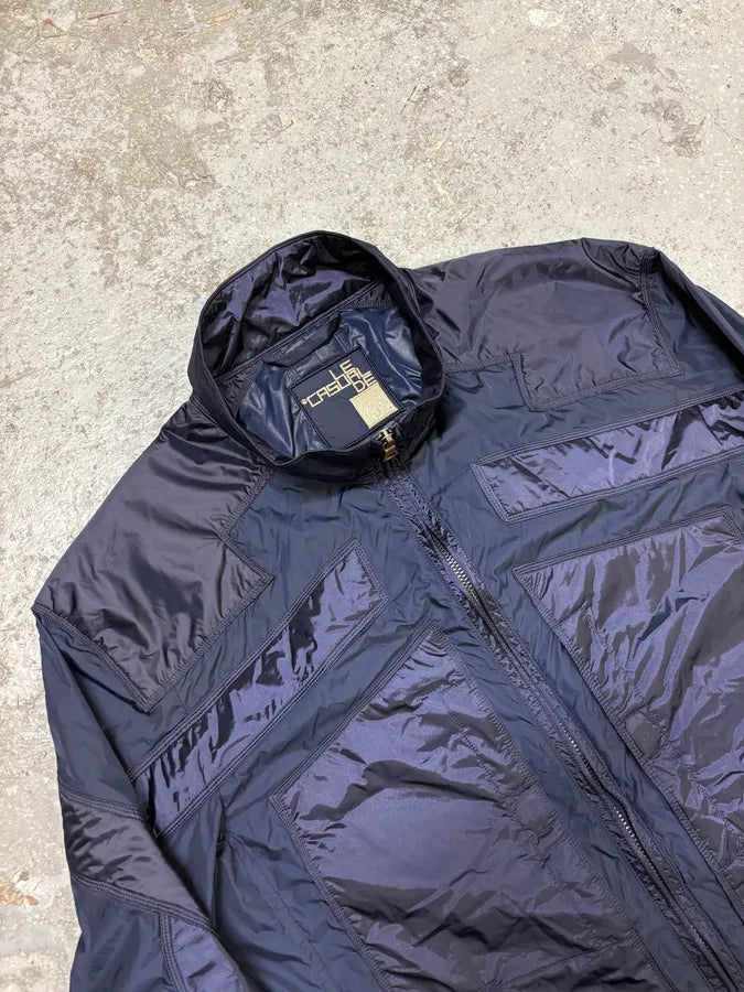 2000s Marithé + François Girbaud Navy Tactical Twisted Jacket PbOlozg 4