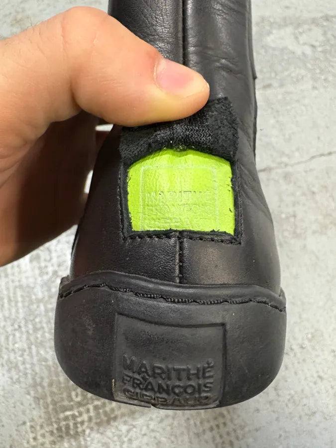 2000s Marithé + François Girbaud Ninja Black Ankle Boots (37eu/us5) TTaRIlH 8