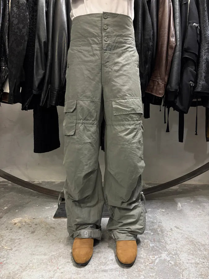 2000s Marithé + François Girbaud Olive Cargo Tactical Pants ltVUgQq 0