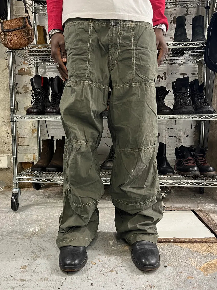 2000s Marithé + François Girbaud Olive Cozy Large Pants VVmefPK 0