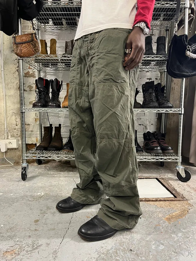 2000s Marithé + François Girbaud Olive Cozy Large Pants VVmefPK 1