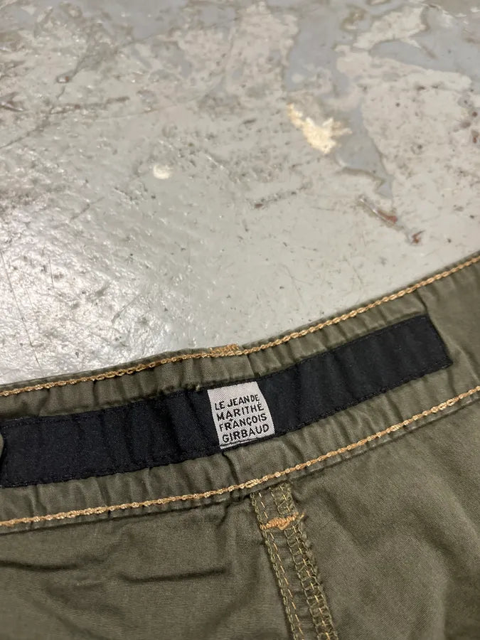 2000s Marithé + François Girbaud Olive Cozy Large Pants VVmefPK 10