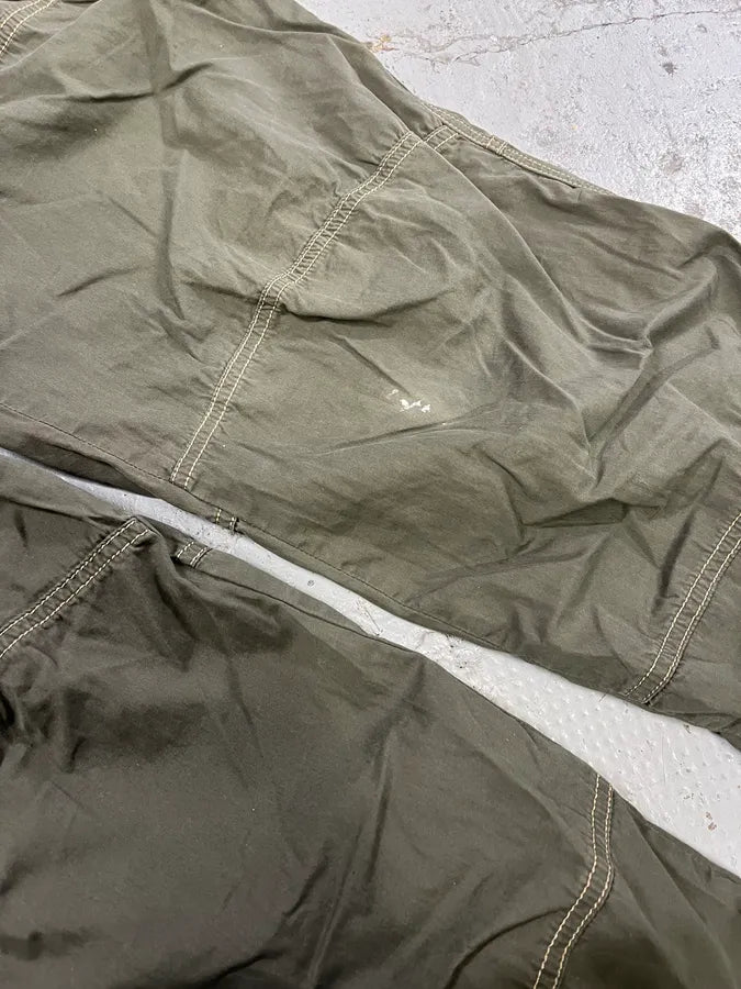 2000s Marithé + François Girbaud Olive Cozy Large Pants VVmefPK 12