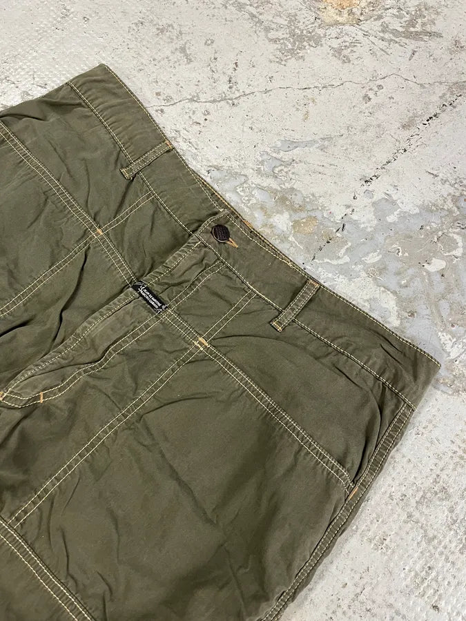 2000s Marithé + François Girbaud Olive Cozy Large Pants VVmefPK 5