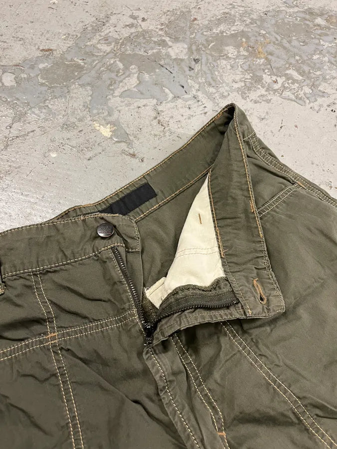 2000s Marithé + François Girbaud Olive Cozy Large Pants VVmefPK 9