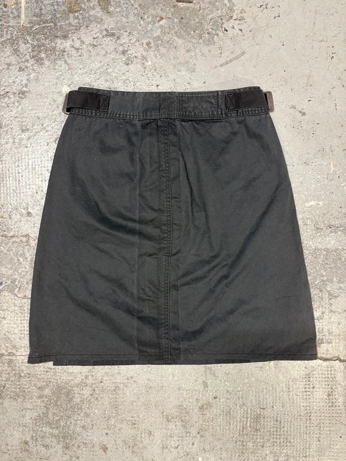 2000s Marithé + François Girbaud Olive Green Strapped Waist Skirt jTTxsiT 3