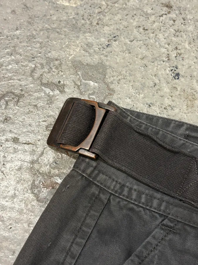 2000s Marithé + François Girbaud Olive Green Strapped Waist Skirt jTTxsiT 5