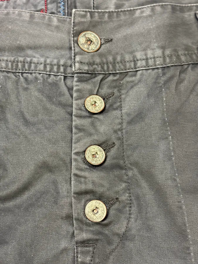 2000s Marithé + François Girbaud Olive Green Strapped Waist Skirt jTTxsiT 4