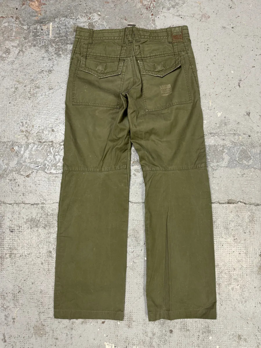 2000s Marithé + François Girbaud Olive Straight Pants jPgRwLB 1