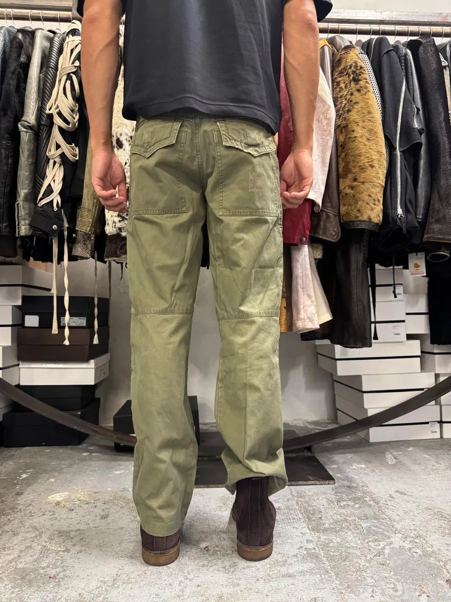 2000s Marithé + François Girbaud Olive Straight Pants jPgRwLB 3