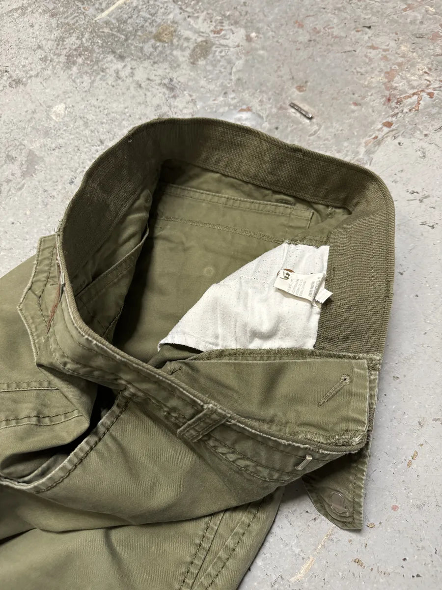 2000s Marithé + François Girbaud Olive Straight Pants jPgRwLB 6