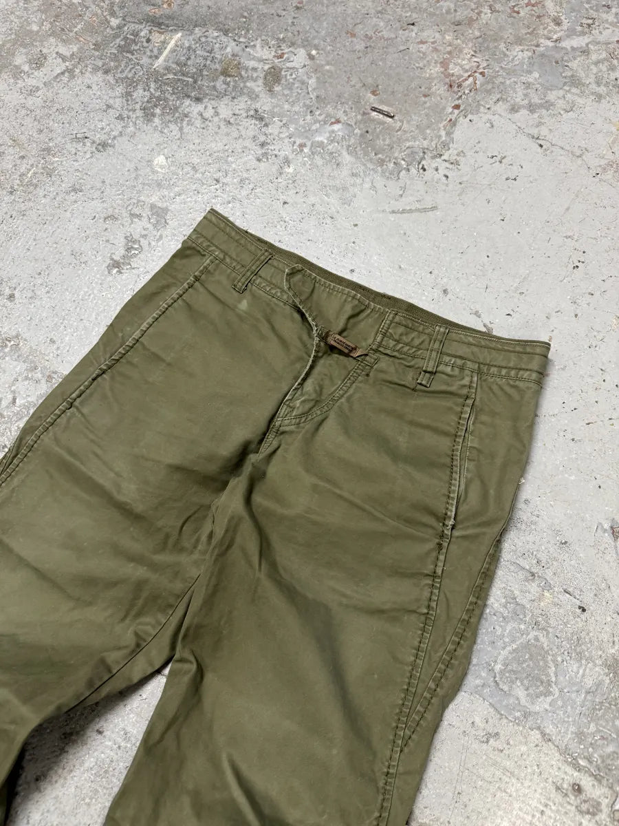 2000s Marithé + François Girbaud Olive Straight Pants jPgRwLB 8