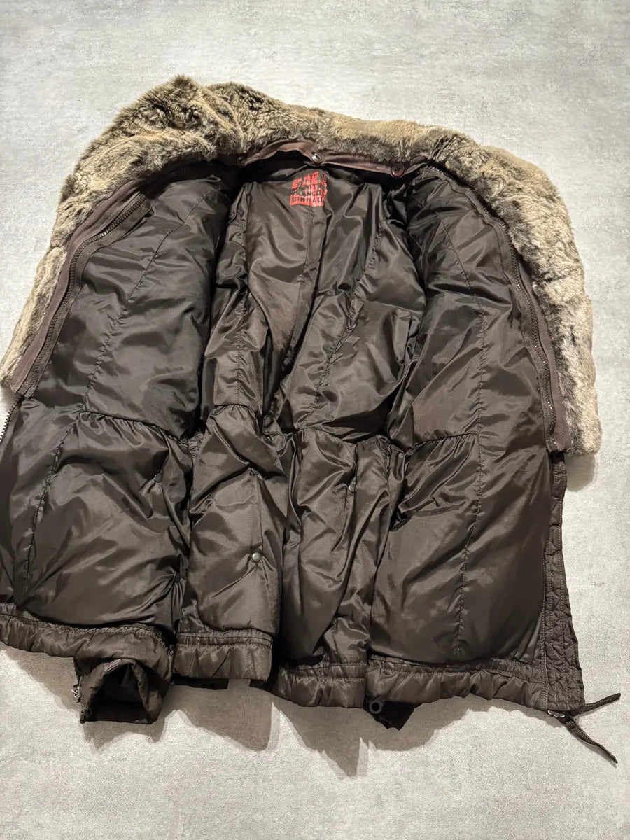 2000s Marithé + François Girbaud Parachute Puffer Brown Jacket wUZWQwy 3