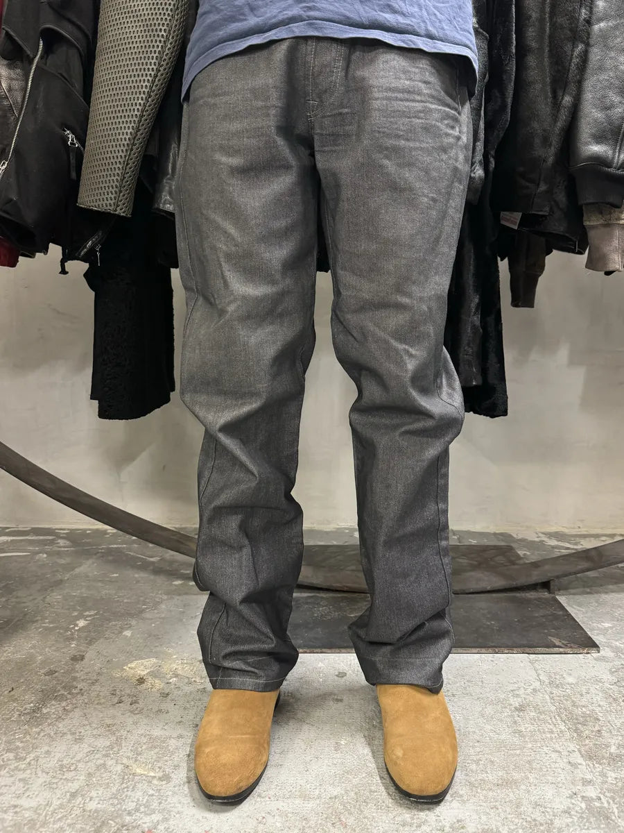 2000s Marithé + François Girbaud Raw Grey Pants (S) FwabloK 0