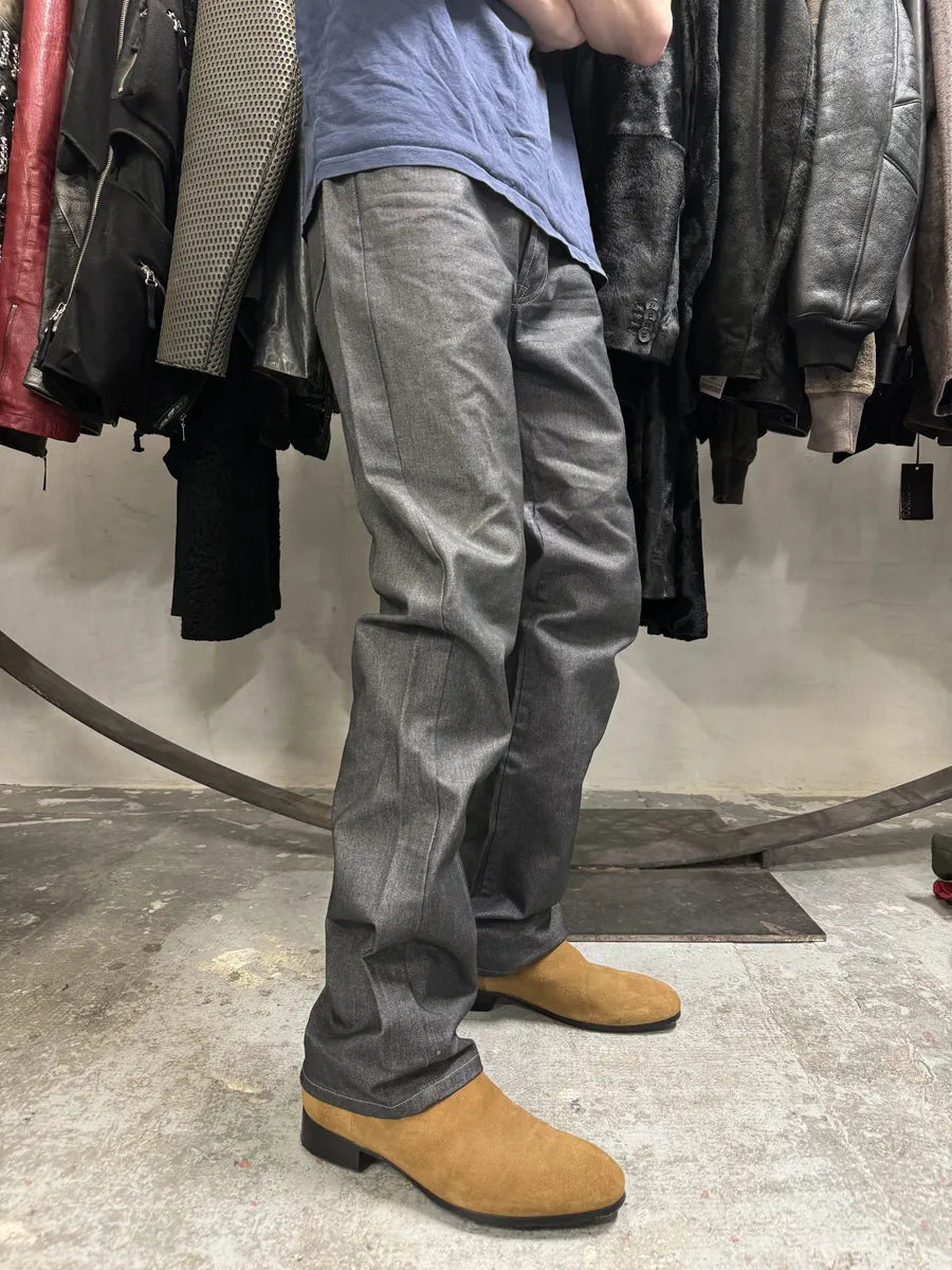 2000s Marithé + François Girbaud Raw Grey Pants (S) FwabloK 2