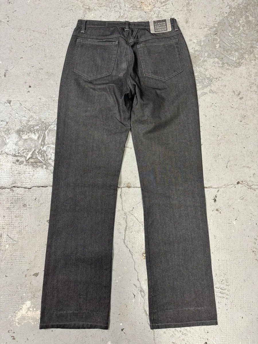2000s Marithé + François Girbaud Raw Grey Pants (S) FwabloK 4
