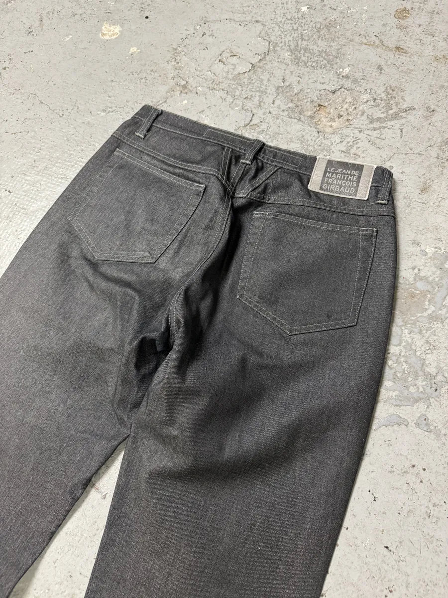 2000s Marithé + François Girbaud Raw Grey Pants (S) FwabloK 6