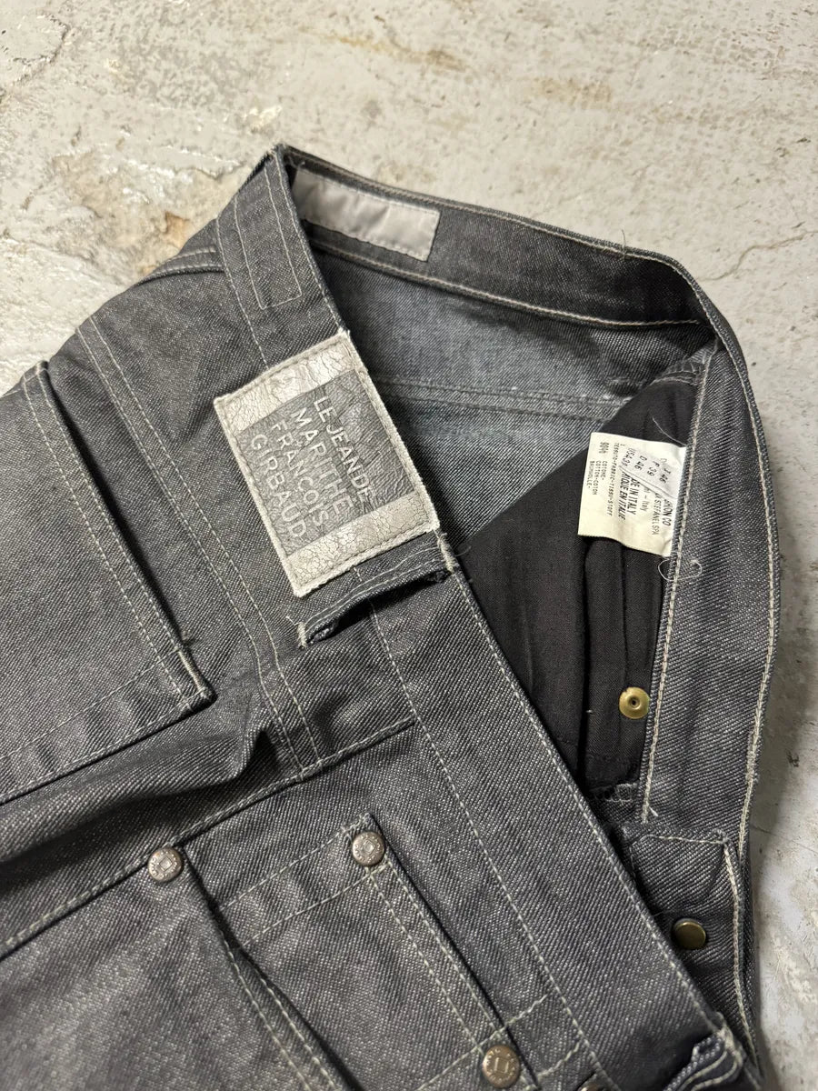 2000s Marithé + François Girbaud Raw Grey Pants (S) FwabloK 7